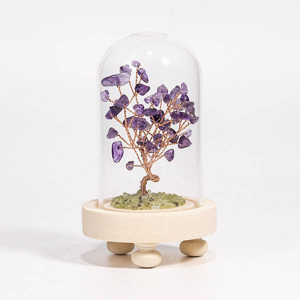 Natual Amethyst Tree Ornaments