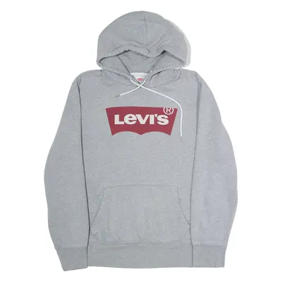LEVI'S Mens Grey Hoodie M