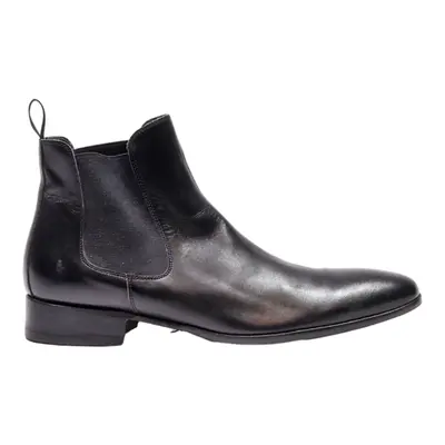 WESTBURY Chelsea Boots Black Leather Womens UK 8