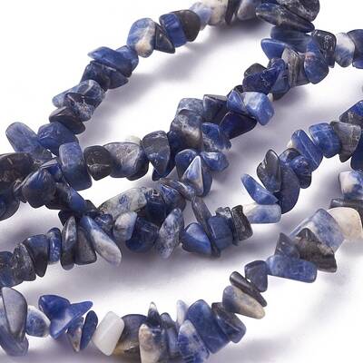 Natural Sodalite Beads Strands