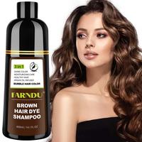 FARNDU Hair Color Shampoo - 10 Mins Gray Hair Coverage - Long Lasting - Ammonia-Free -  3-In-1 Gray Hair Coverage - Fruity Ar...