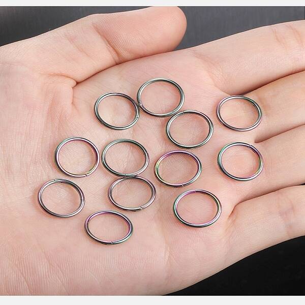 316L Surgical Stainless Steel Hoop Cartilage Earrings