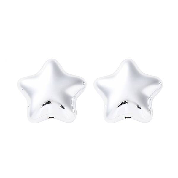 Electroplate Plating Opaque Acrylic Beads