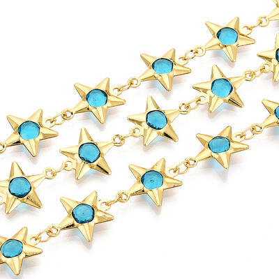Brass Star Link Chains