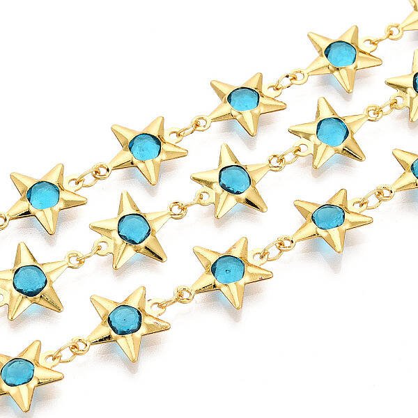 Brass Star Link Chains