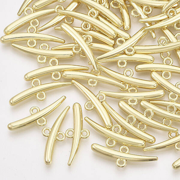 Alloy  2-Loop Link Pendants