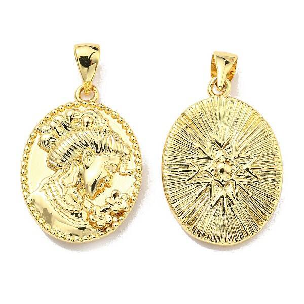 Rack Plating Brass Pendants