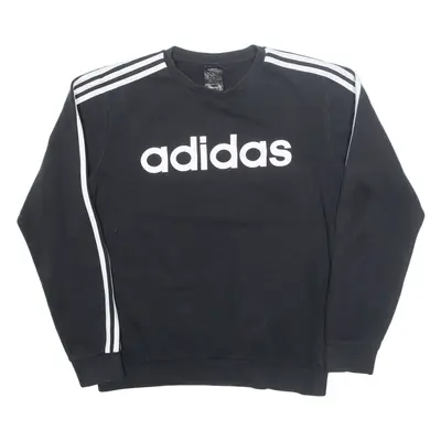 ADIDAS Mens Sweatshirt Black M