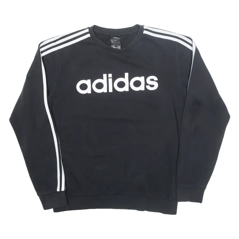 ADIDAS Mens Sweatshirt Black M
