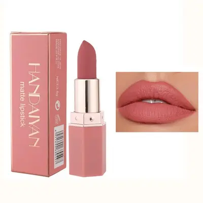 Summer Makeup, Matte Lipstick, Long Lasting Moisturizing Matte Lipstick, Suitable for All Occasions Lip Makeup, Girls and Wo...