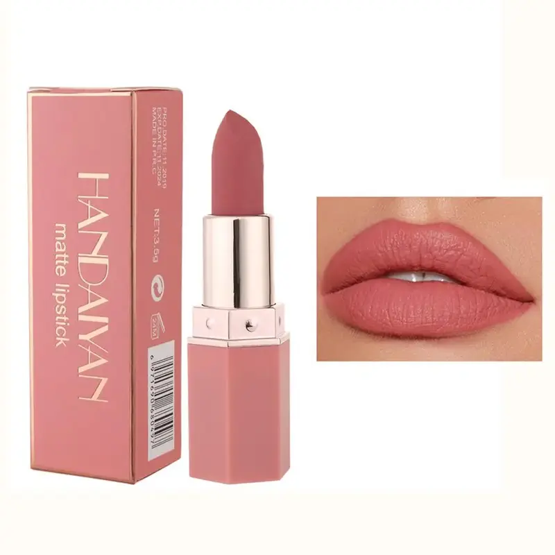 Summer Makeup, Matte Lipstick, Long Lasting Moisturizing Matte Lipstick, Suitable for All Occasions Lip Makeup, Girls and Wo...