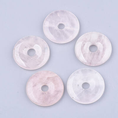 Natural Rose Quartz Pendants