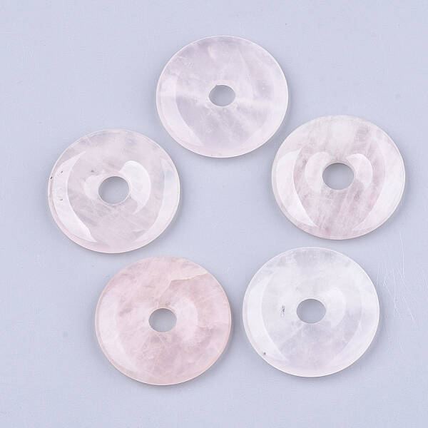 Natural Rose Quartz Pendants