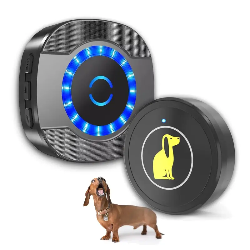 Smart Dog Doorbell, Wireless Puppy Doorbell for Potty Training, Dog Bells To Go Outside, Bell for Dogs To Ring To Go Potty