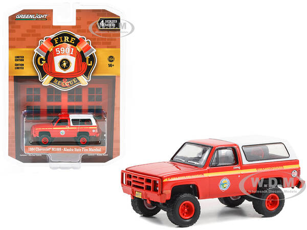 1984 Chevrolet M1009 Red with White Camper Shell \