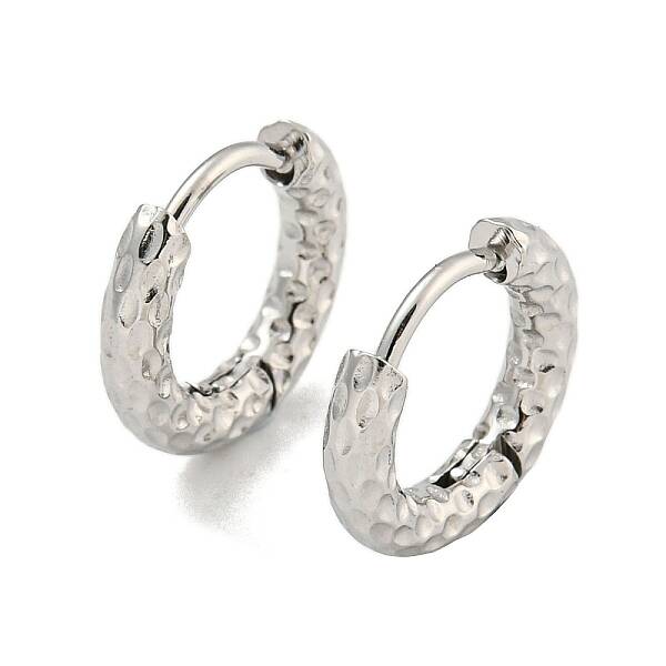 Tarnish Resistant Vacuum Plating 202 Stainless Steel Hoop Earrings