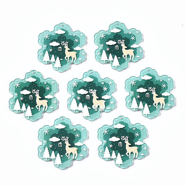 Transparent Printed Acrylic Pendants