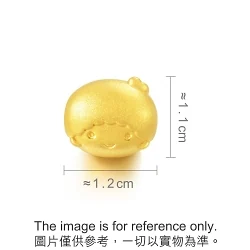 「Little Twin Stars Kiki」999 Gold Charm