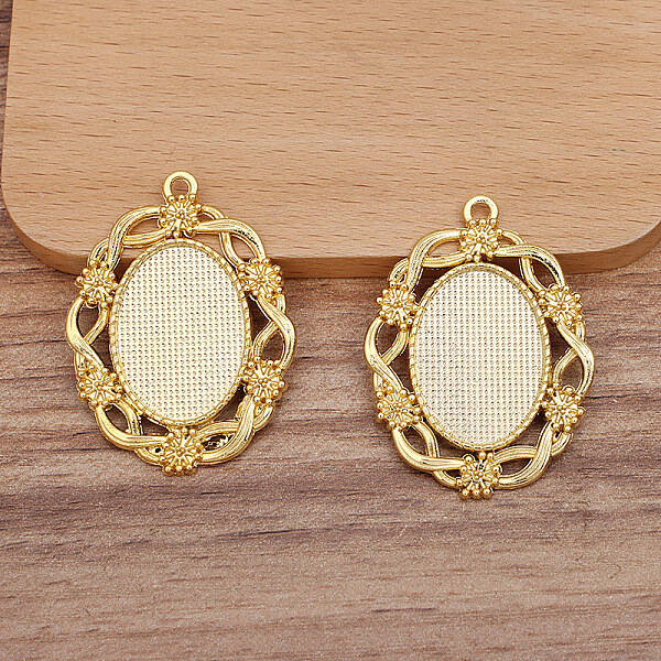 Alloy Pendant Cabochon Settings