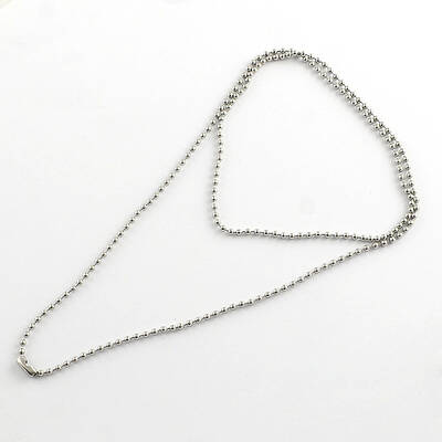 Tarnish Resistant 304 Stainless Steel Ball Chain Necklace Making