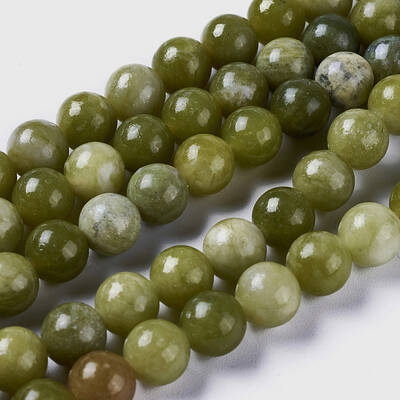 Natural Chinese Jade/Southern Jade Beads Strands