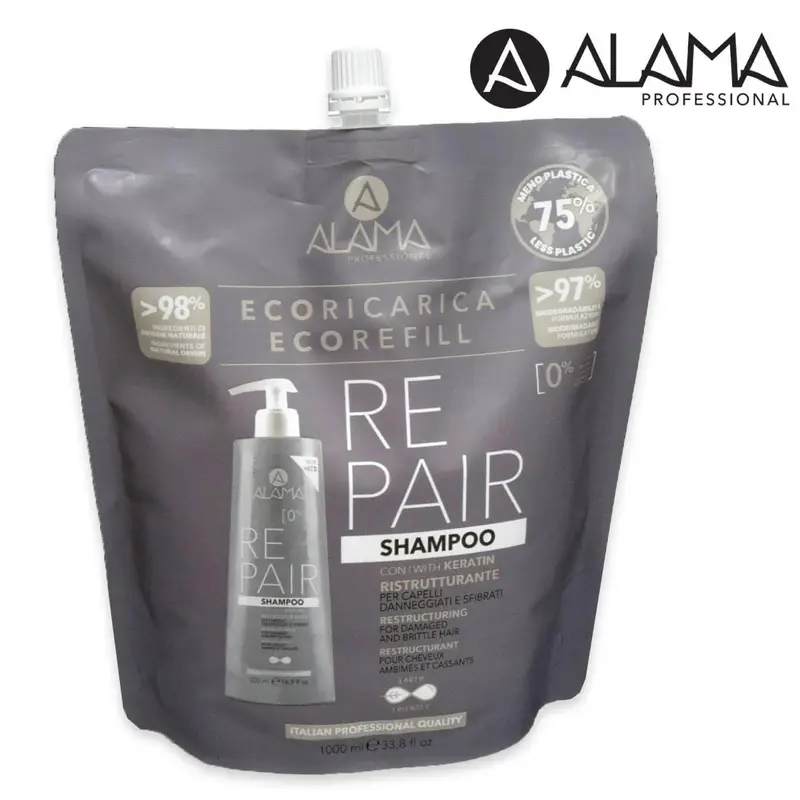 Alama Professional Repair Eco Refill Shampoo 1000 Ml