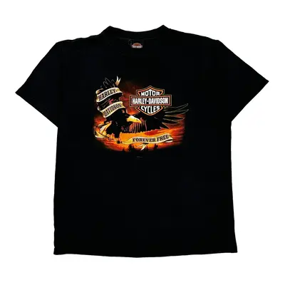 South East Harley Davidson Graphic T-Shirt - XL Black Cotton