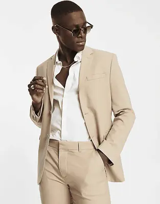 Beige Wedding Suits