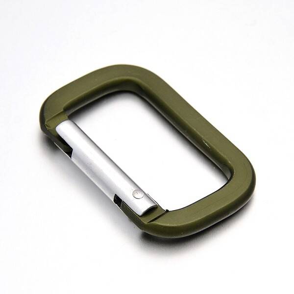 Square Aluminum Rock Climbing Carabiners