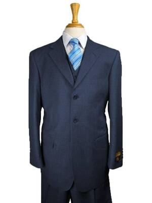 Classic Fit Suit - Pleated Pants - Athletic Fit Suits - Executive Cut Suit