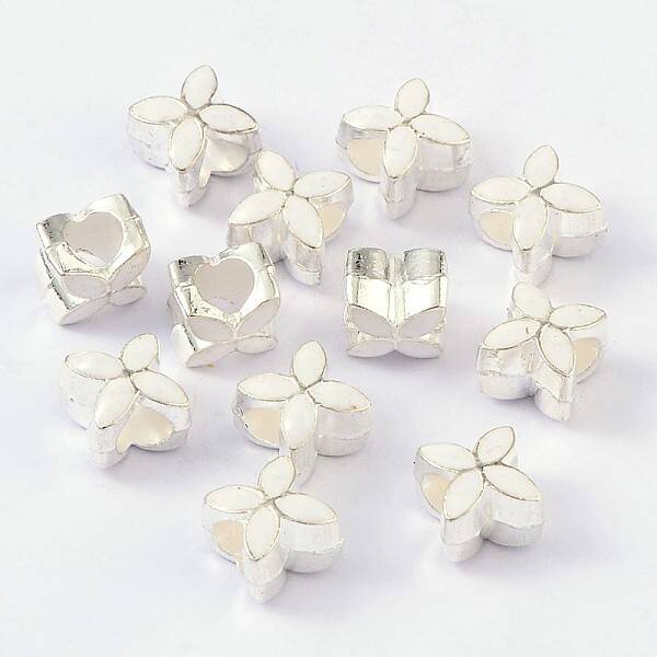 Alloy Enamel European Beads
