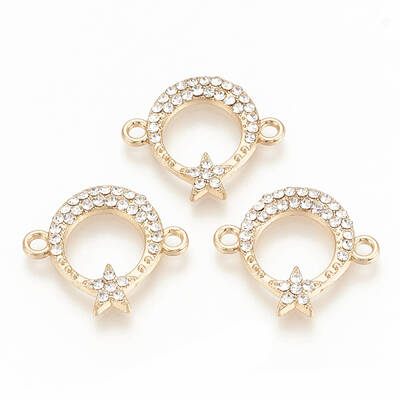 Alloy Rhinestone Links connectors