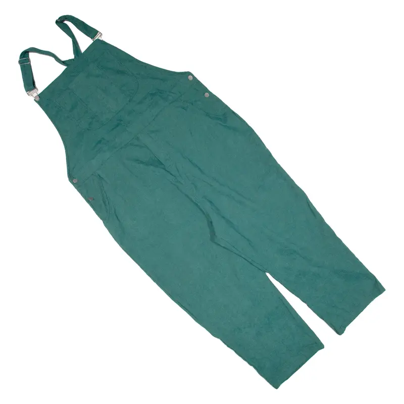 ZANZEA Womens Dungarees Green Relaxed Corduroy 4XL W44 L22