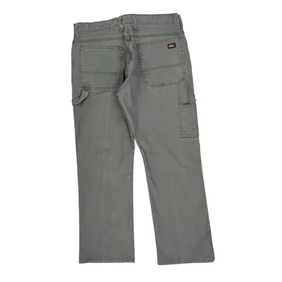 Dickies Cargo Carpenter Trousers - 36? Waist Grey Cotton Blend