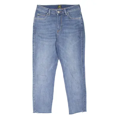 LEE Scarlett High Womens Jeans Blue Slim Skinny Stone Wash W26 L22