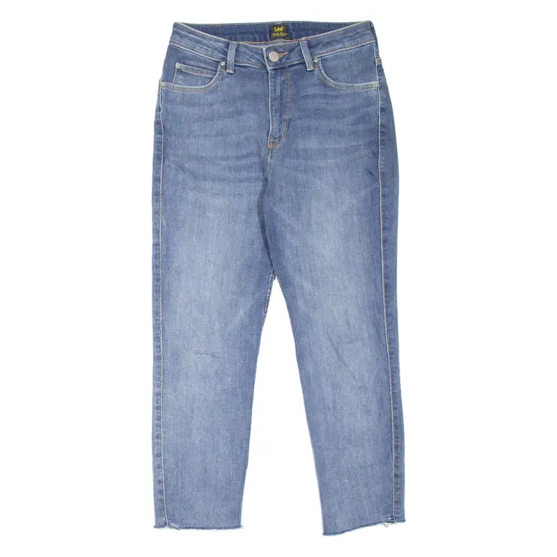 LEE Scarlett High Womens Jeans Blue Slim Skinny Stone Wash W26 L22