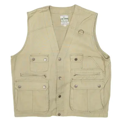 BEST MONTANA Utility Mens Workwear Gilet Green XL