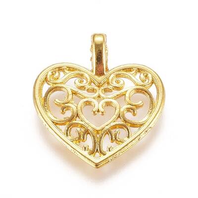 Zinc Alloy Open Back Bezel Pendants