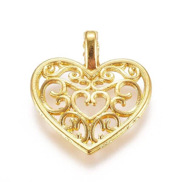 Zinc Alloy Open Back Bezel Pendants