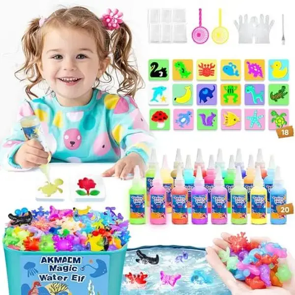 DIY Magic Water Fairy Toy Set for Kids, Handmade Water Toy Creation Kit,  Water Fairy Set, Non-Toxic and Environmentally Frie...