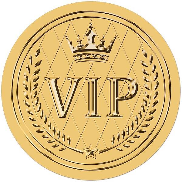 Self Adhesive Gold Foil Embossed Stickers