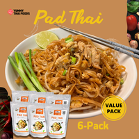 Authentic Pad Thai Noodle Kit (6-Pack) | 15-Min Meal, Bold Thai Flavors, Restaurant-Quality