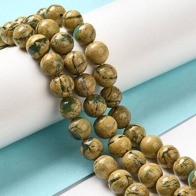 Natural Verdite Stone Beads Strands