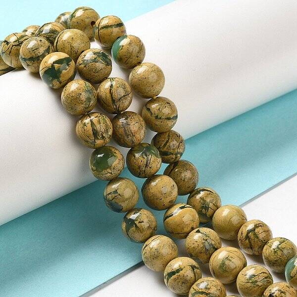 Natural Verdite Stone Beads Strands