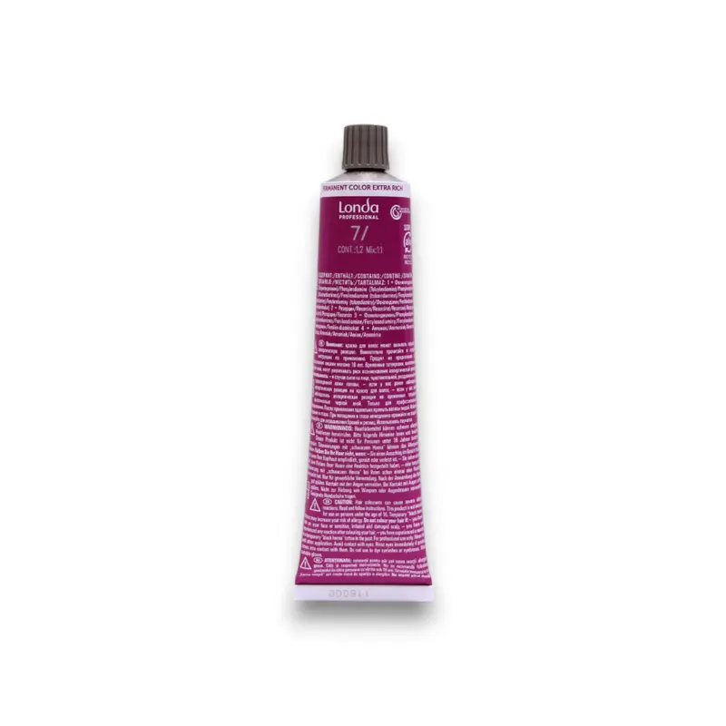 Londa Professional Londacolor Permanent Hair Dye 7/ Medium Blonde 60 ml