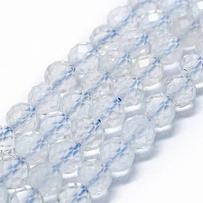 Natural White Topaz Beads Strands