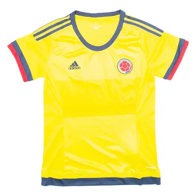 ADIDAS Columbia F.c. Mens Football Shirt Jersey Yellow XL