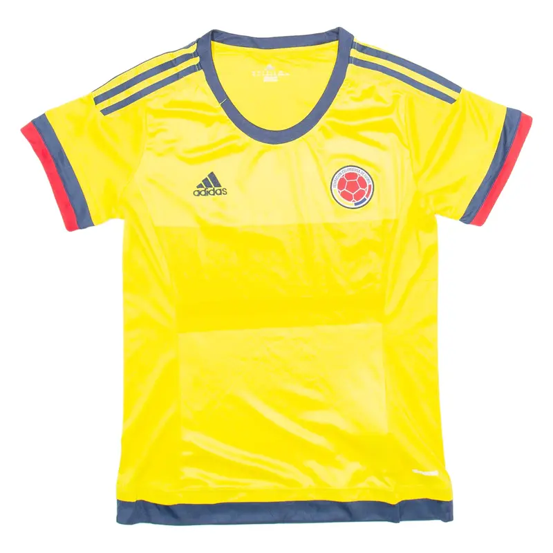 ADIDAS Columbia F.c. Mens Football Shirt Jersey Yellow XL