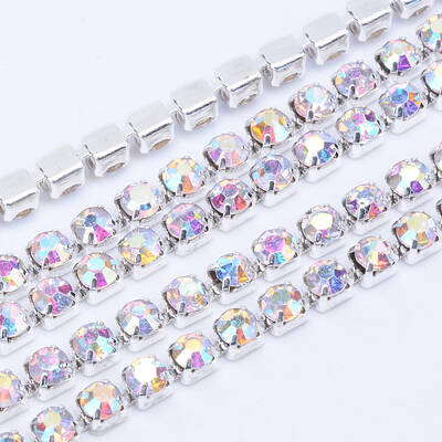 Brass Rhinestone Strass Chains