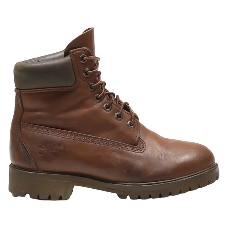 TIMBERLAND Lace-Up Boots Brown Leather Mens UK 7